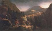 Thomas Cole Landscape with Figures A Scene from The Last of the Mohicans (mk13) France oil painting artist
